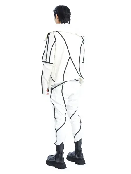 Broken Line Fermuarlı Unisex Ceket