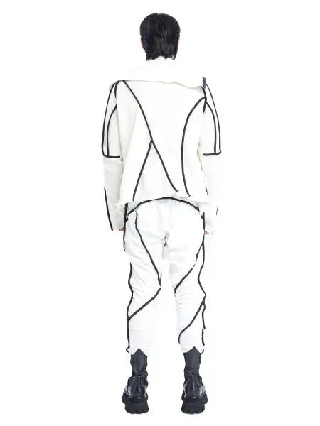 Broken Line Fermuarlı Unisex Ceket