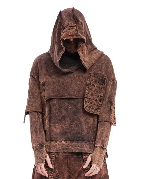 Double Flap Erkek Hoodie