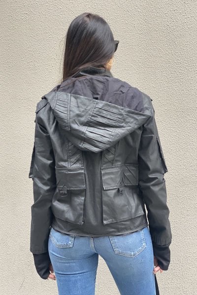 Çift Kullanım Unisex Tasarım Oversize Trençkot