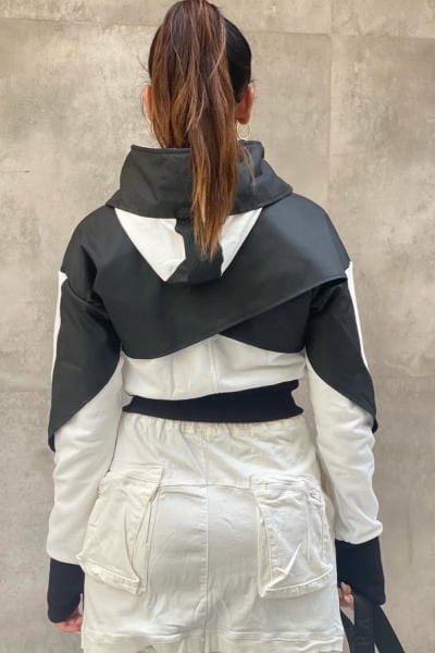 Tasarım Boyunluklu Mumlama Ceket