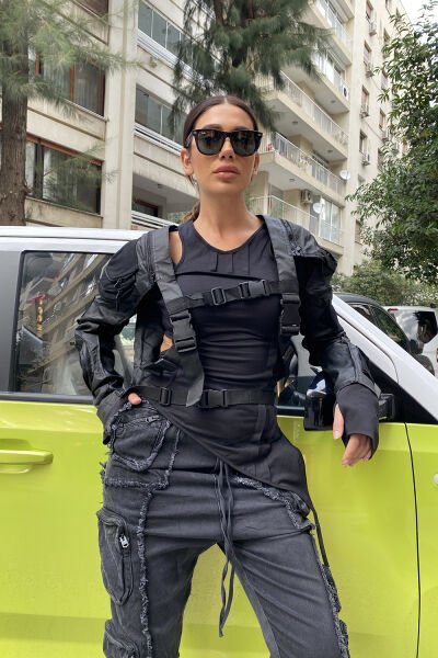 Tasarım Kollu Unisex Sırt Çantası