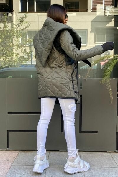 Garni Cepli Kapüşonlu Termal Kaban