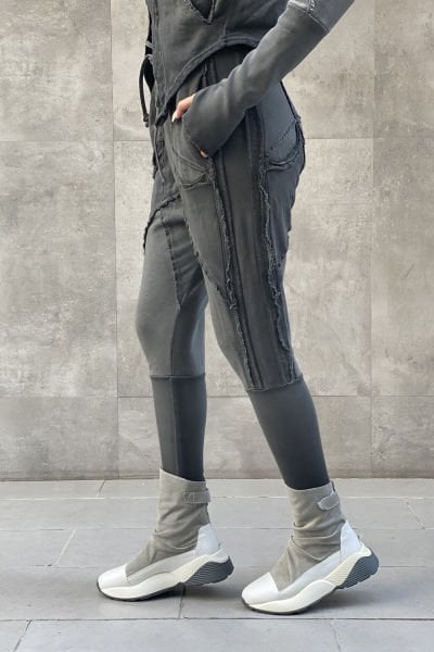 Tasarım Oversize Taşlama Kumaş Takım