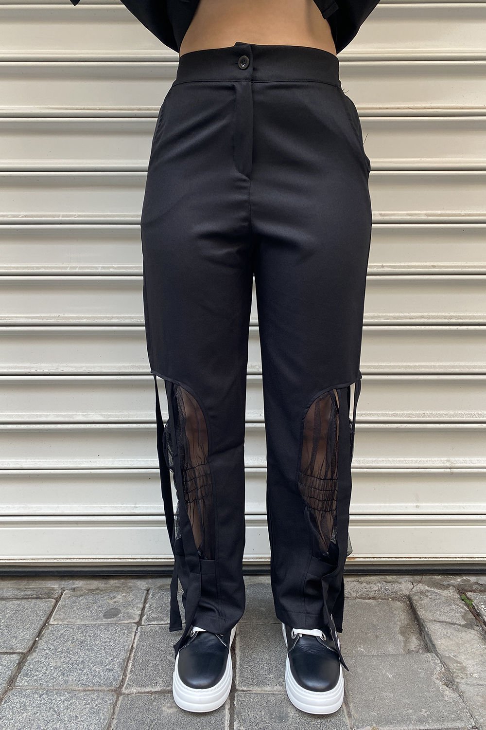 Tasarım Oversize Saçaklı Pantolon