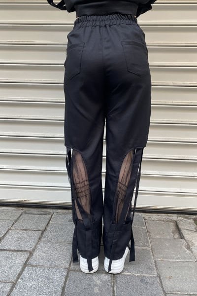 Tasarım Oversize Saçaklı Pantolon