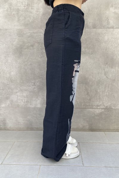 Tül Transparan Oversize Tasarım Pantolon