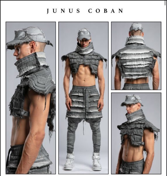 JC Unisex Tasarım Şapka gri