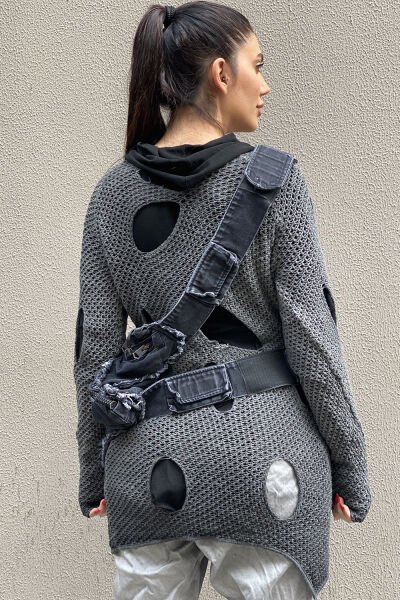 Tasarım Kumaş Büyük Boy Body Bag