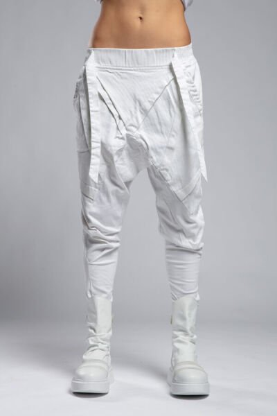 24Y 05 003 BEYAZ MUMLAMA ŞALVAR