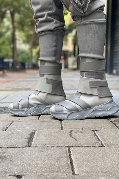 Çift Kemerli Spor Deri Bot