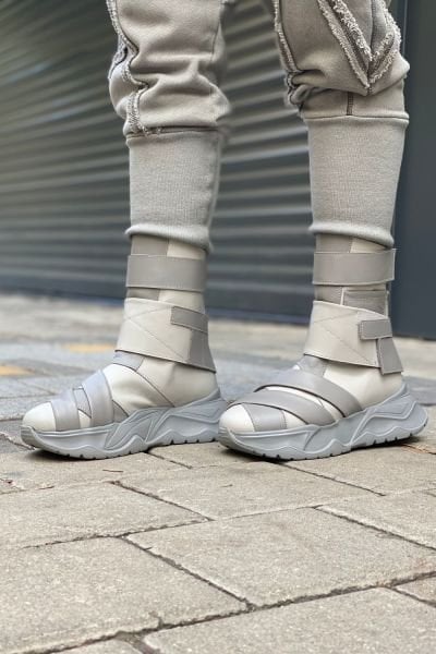 Çift Kemerli Spor Deri Bot