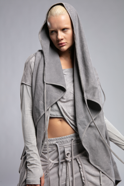 25K 06111 JC ASİMETRİK KESİM YELEK