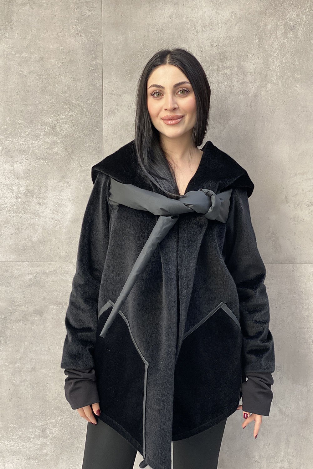 Tasarım Bağlı Oversize Ceket