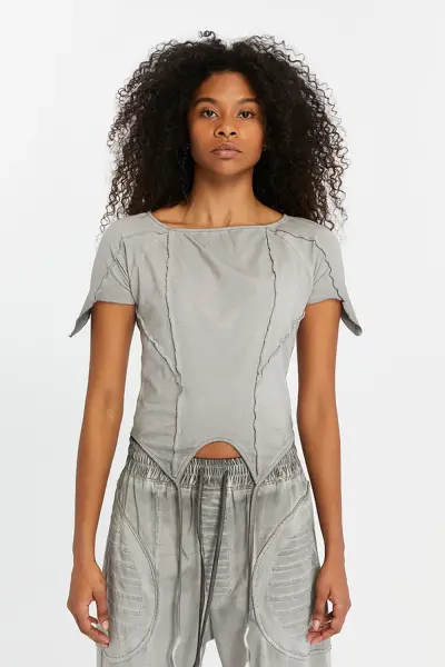 Women's Short-Sleeve T-shirt M - gri