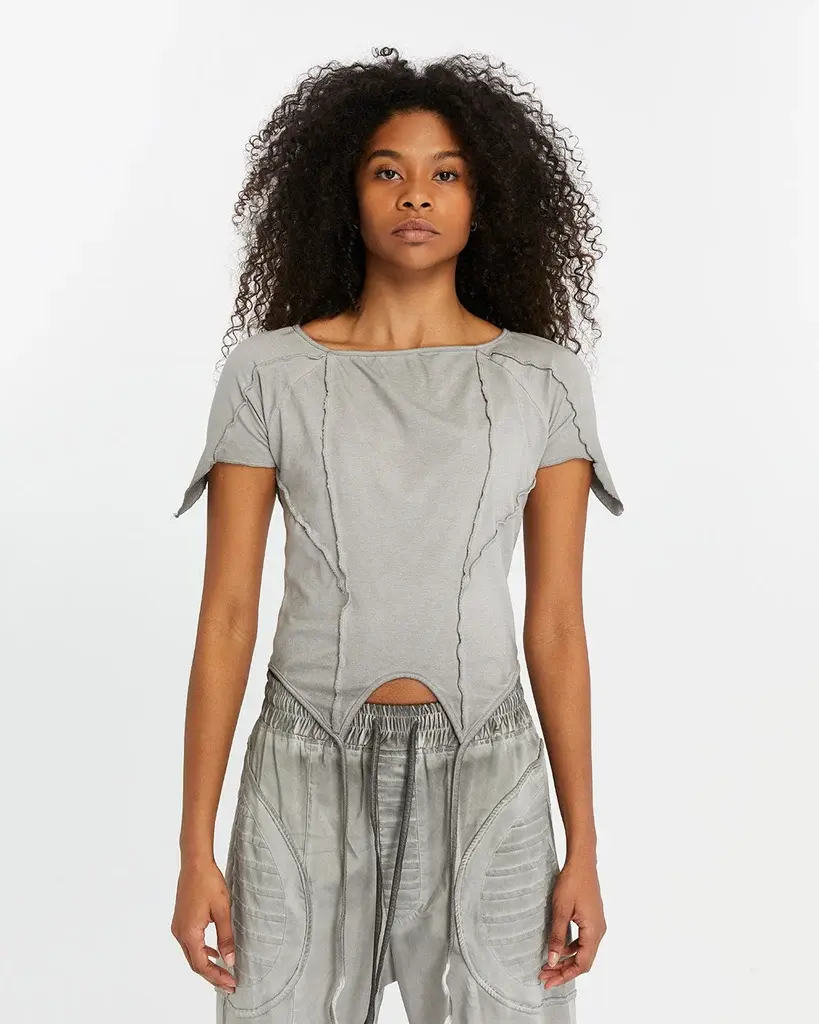 Women's Short-Sleeve T-shirt L - gri