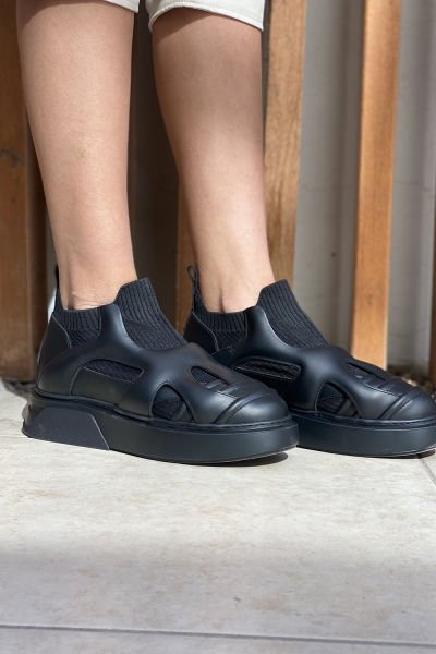 Deri&Kumaş Karma Tasarım Unisex Bootie