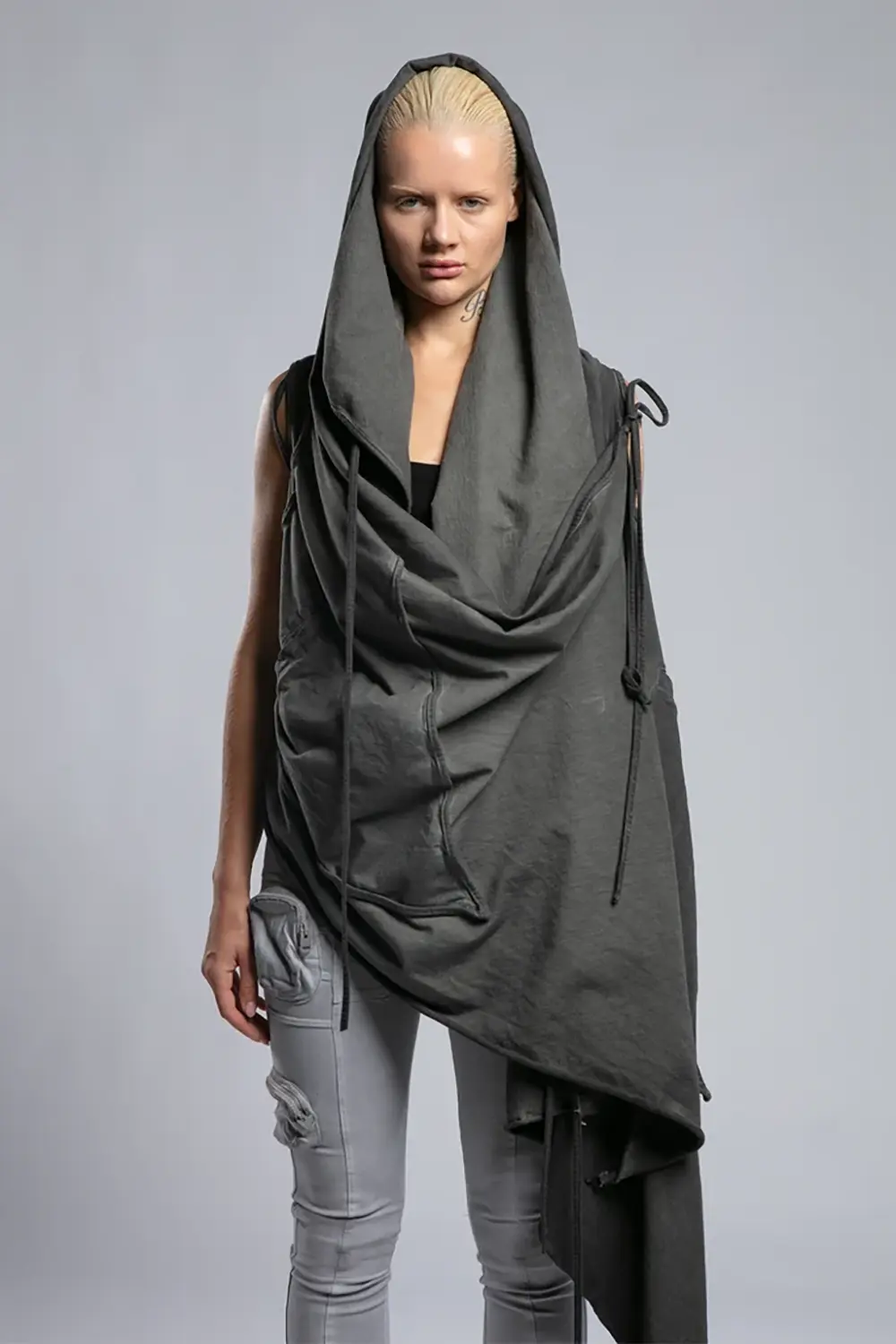 Tasarım Oversize Çift Katmanlı Yelek