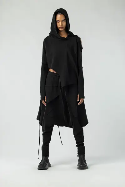 Tasarım Oversize Biyeli Taşlama Takım XL - siyah