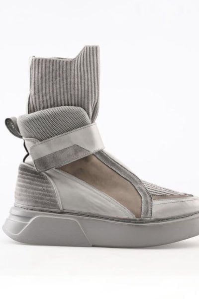 Unisex Çorap/Deri Spor Tasarım Bot 43 - beyaz