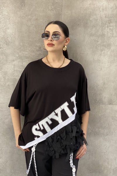''H4 Style'' Tasarım Oversize Bluz