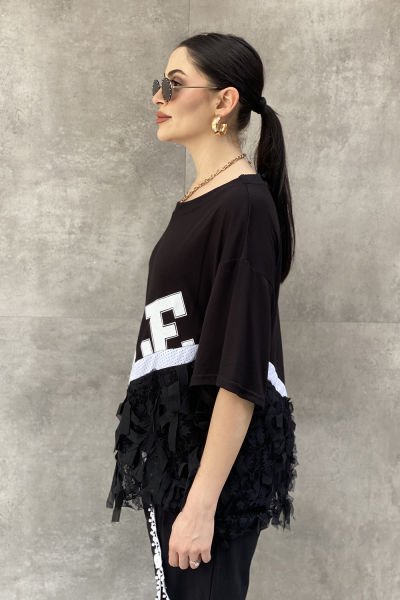 ''H4 Style'' Tasarım Oversize Bluz