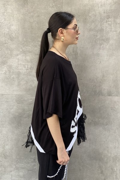 ''H4 Style'' Tasarım Oversize Bluz