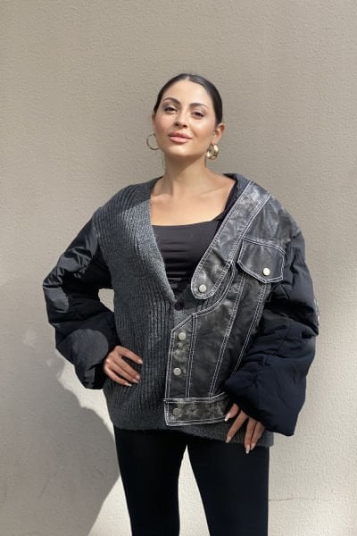 ''H4 Style'' Konsept Tasarım Oversize Hırka