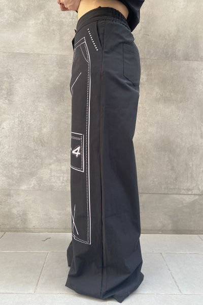 Tasarım Oversize Baskılı Pantolon