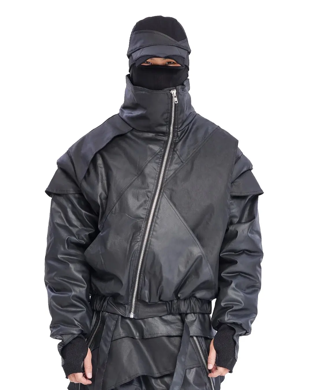 Çapraz Fermuar Bomber Erkek Ceket