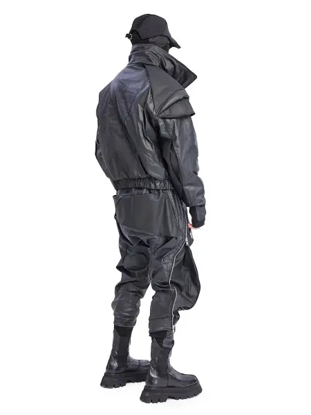 Çapraz Fermuar Bomber Erkek Ceket