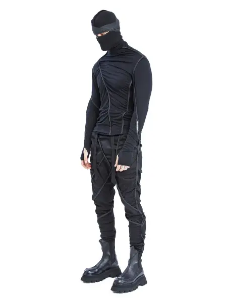 Tasarım Turtleneck Erkek Sweatshirt