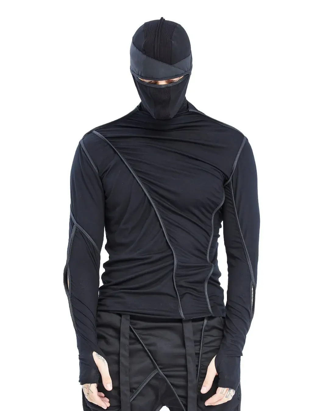 Tasarım Turtleneck Erkek Sweatshirt