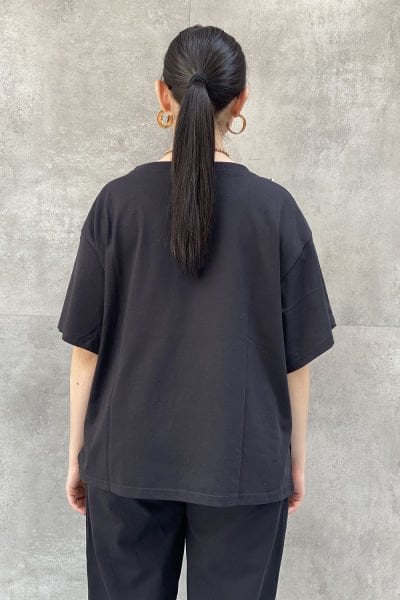 Şerit Aksesuarlı Tasarım Oversize Bluz