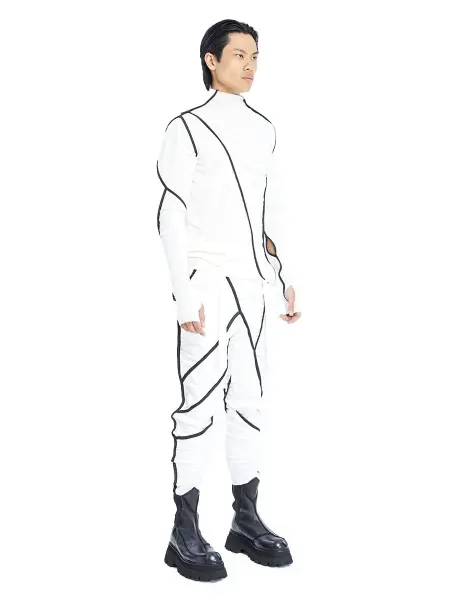 Tasarım Turtleneck Erkek Sweatshirt