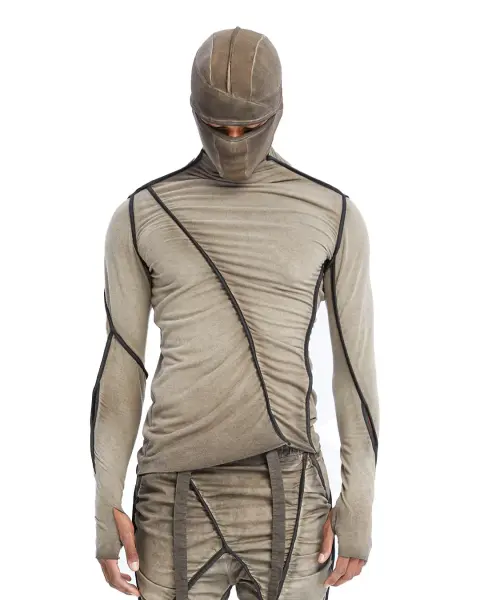 Tasarım Turtleneck Erkek Sweatshirt