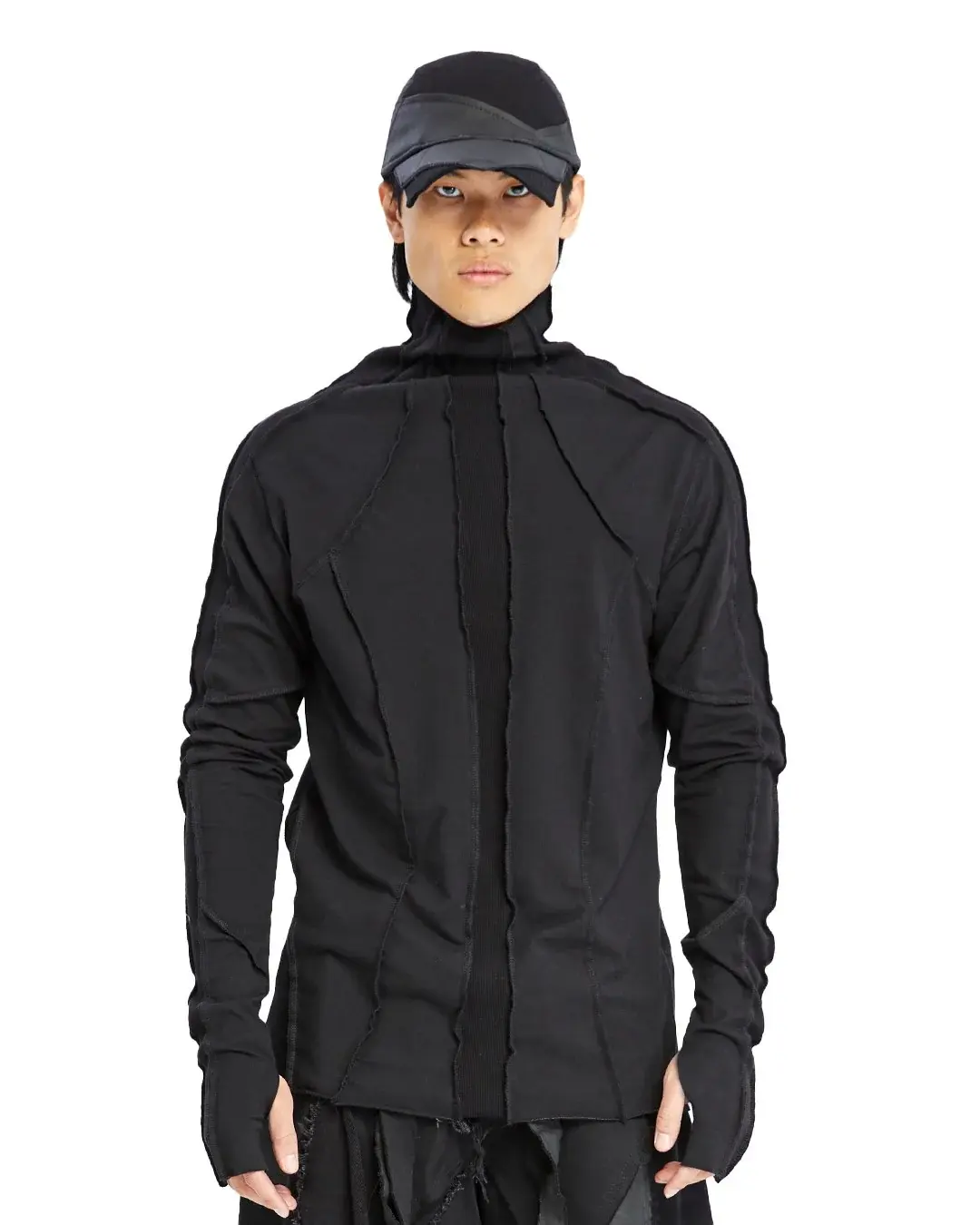 Pis Dikiş Turtleneck Erkek Sweatshirt